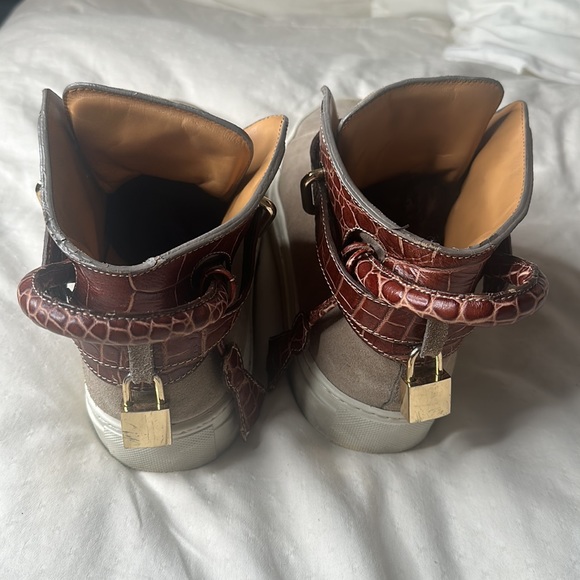 Buscemi Crocodile high top sneakers - Picture 4 of 5